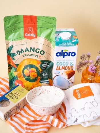 Ingrediencie na Mango Lassi