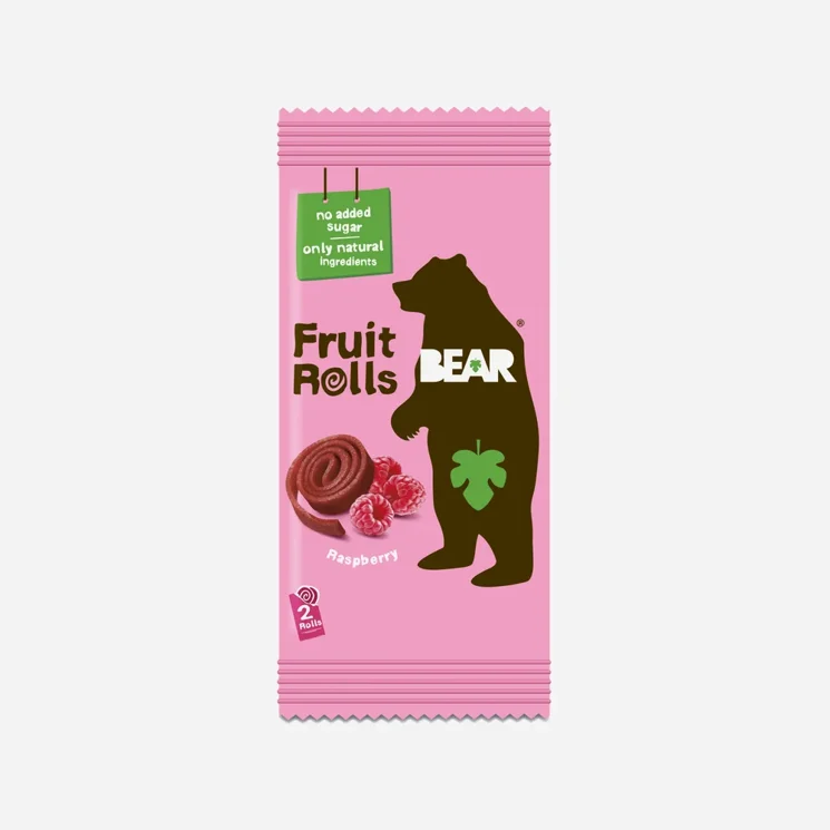 Fruit Rolls ovocné rolované plátky malina